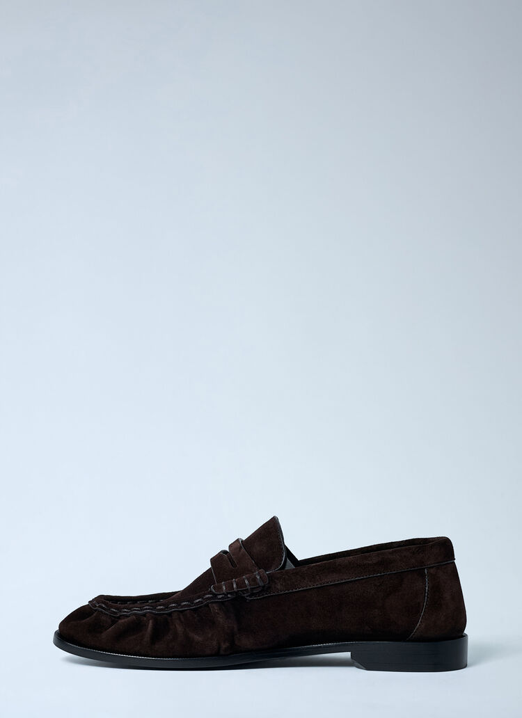 Saint Laurent 乐乐弗鞋 棕色 sla0262024